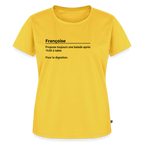 Le "Françoise" - jaune soleil