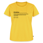 Le "Christine" - jaune soleil