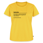 Le "Nathalie" - jaune soleil