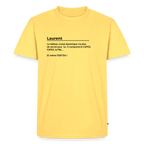 Le "Laurent" - jaune pastel
