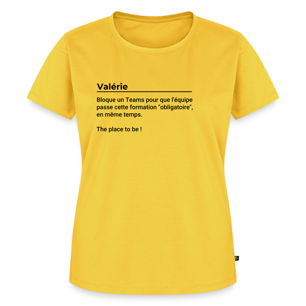 Le "Valérie" - jaune soleil