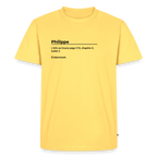 Le "Philippe" - jaune pastel